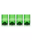 Tumbler Rebottled 330ml Green color (4pcs) - Water Glasses - REB003 - 1