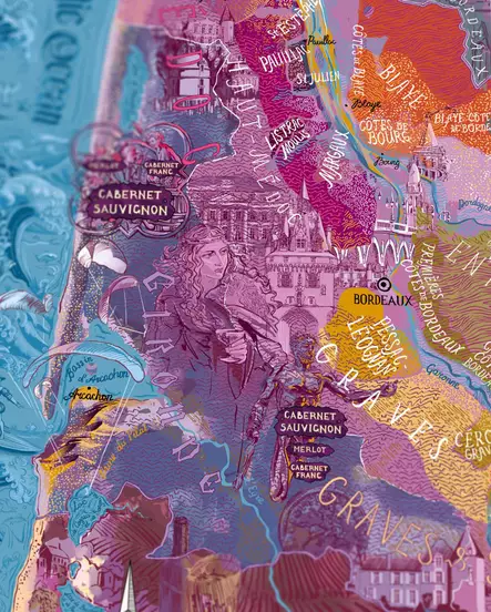 Vinpussel Bordeaux 1000 bitar - Books - WW0004 - 2