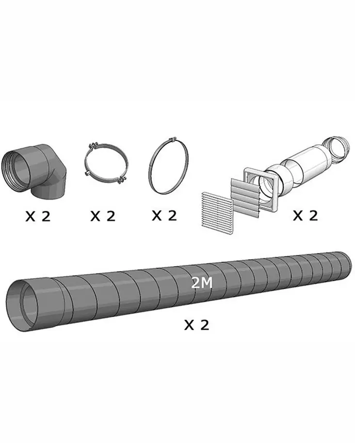 Monteringssats Winemaster IN25X - Models Installed Into Wall - KITWIN25PLUS - 1
