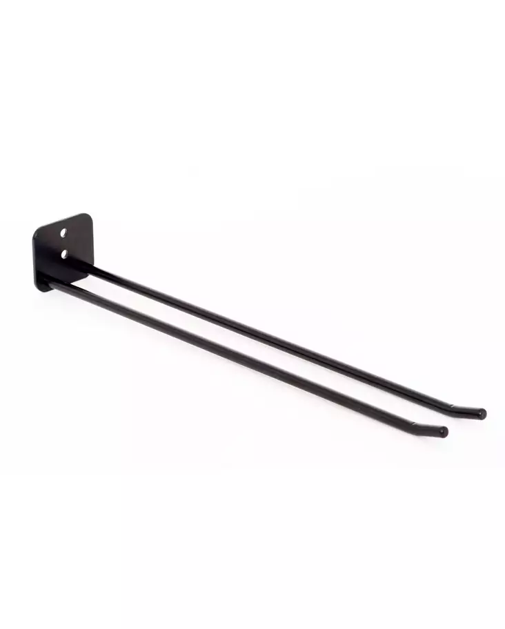 Wine Glass Holder Black 40cm wall - Wine Glass Holders - WRSB40W - 1